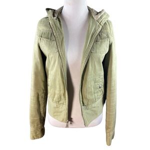Hooded Ambercrombie & Fitch jacket Sz s